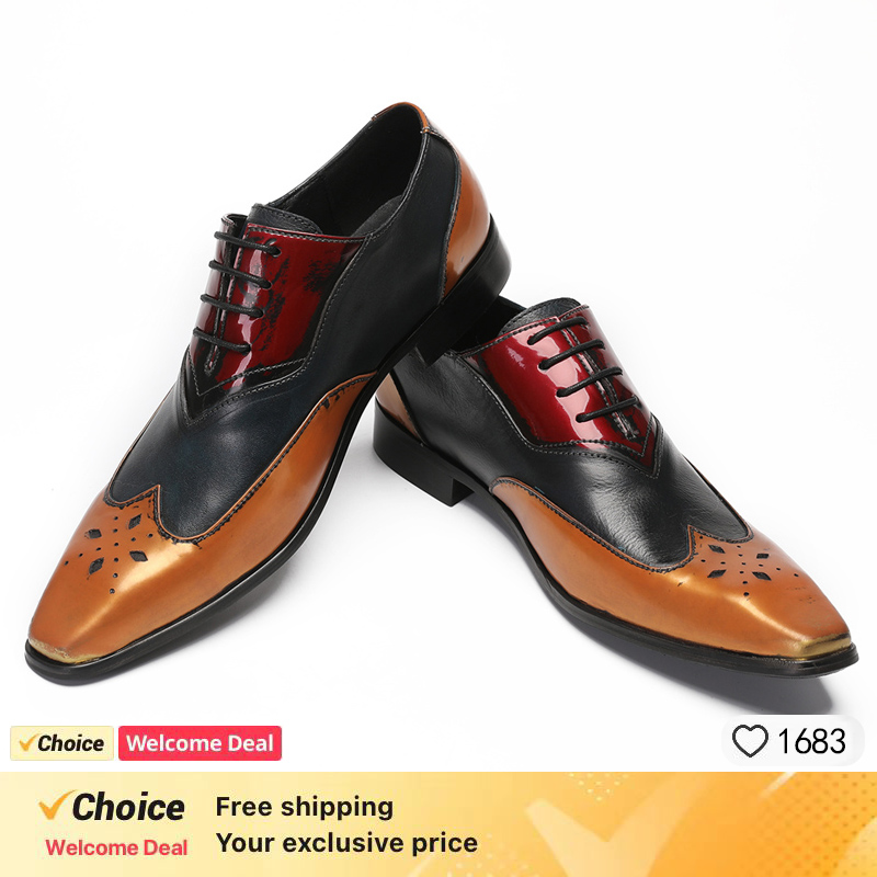 LUXURY MEN'S OXFORD SHOES BLAC - Leather Shoe Polish recension och pris