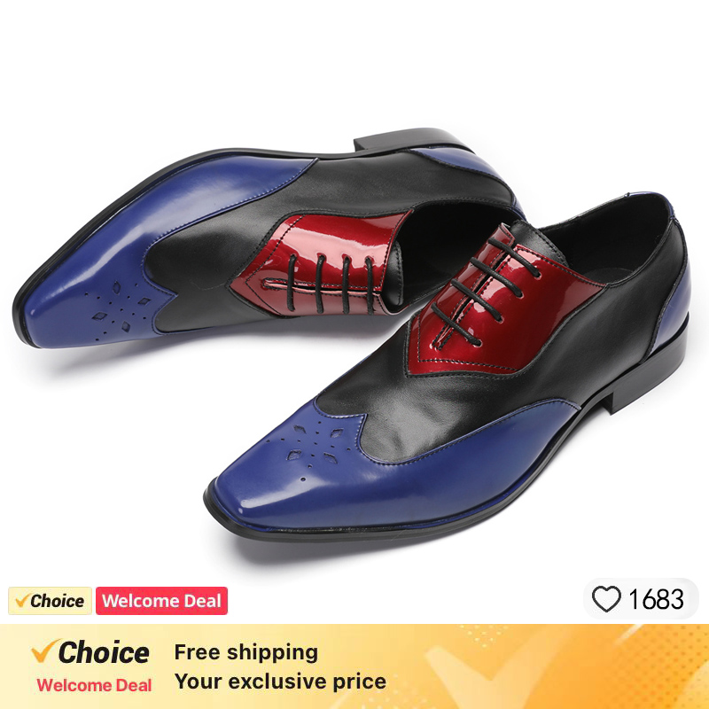 LUXURY MEN'S OXFORD SHOES BLAC - Leather Shoe Polish recension och pris