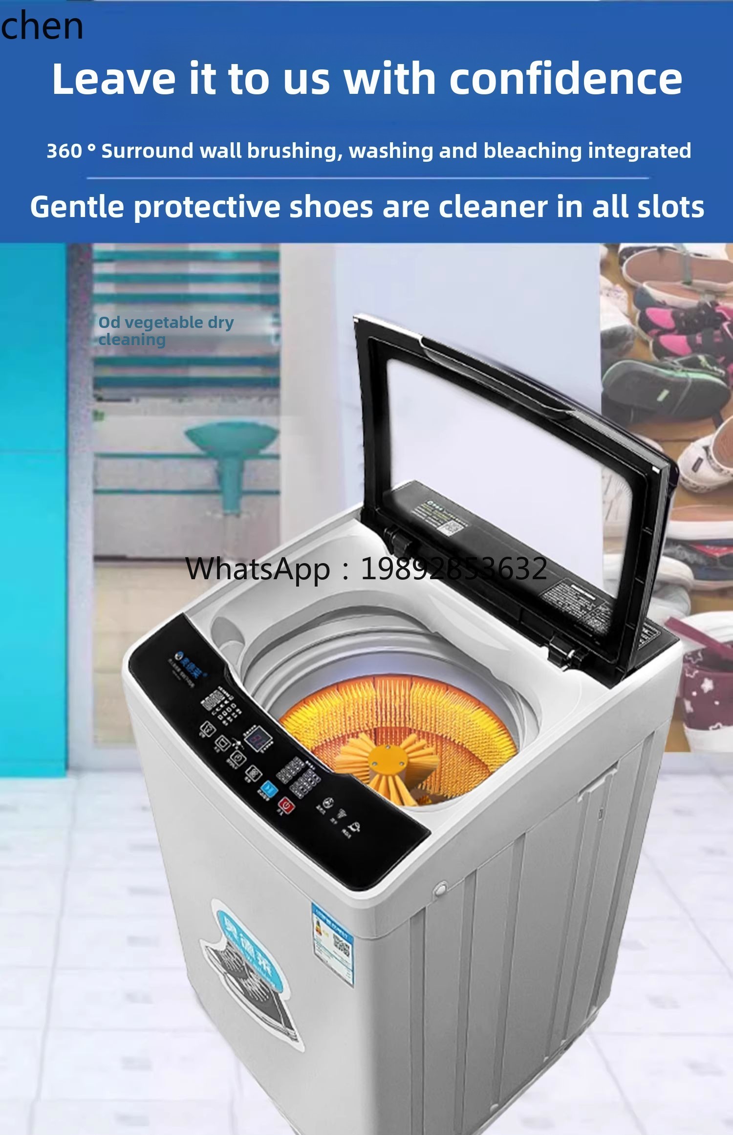 ZZ automatic shoe washing mach - Shoe Brush recension och pris