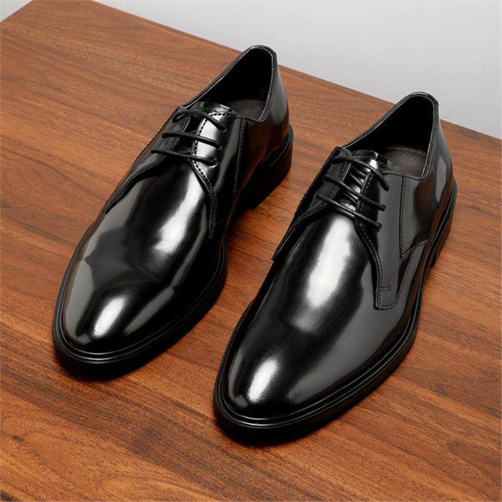 Men's British Pointed Toe Form - Leather Shoe Polish recension och pris