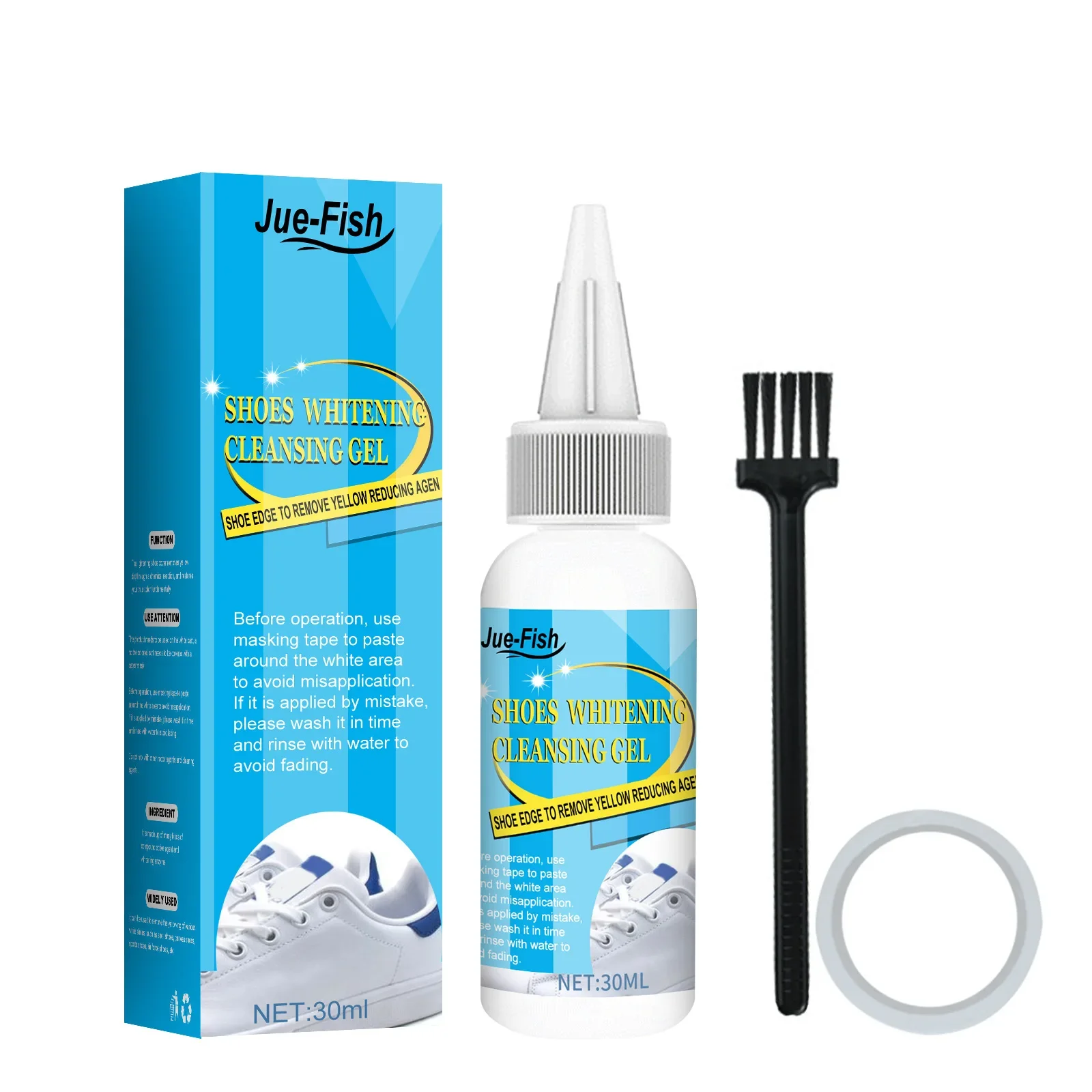White Shoes Cleaning Gel Stain - Sneaker Care Spray recension och pris