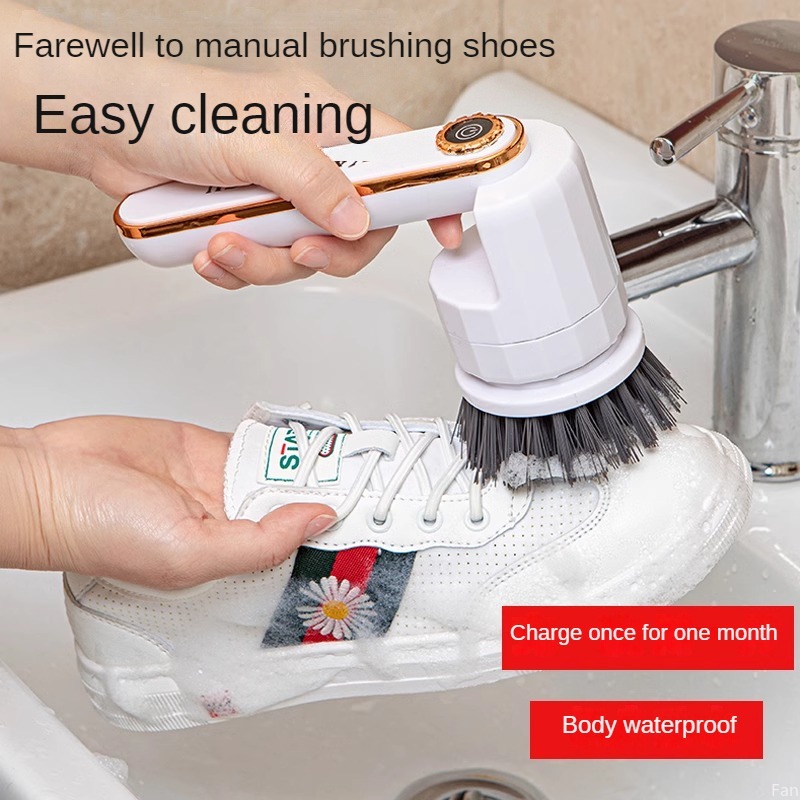 Electric Cleaning Brush Handhe - Shoe Cleaning Brush recension och pris
